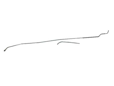351162 61-62 Fuel Line - Steel Tank To Pump - 2 Piece Set - 1961 Late