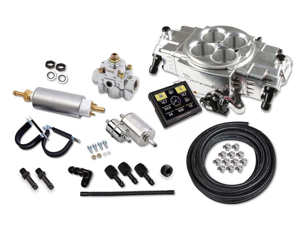 352284 Glanzende Holley Stealth 4150 EFI uit 1956-1981