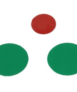 391001 1953-1957 Dash Gauge Gloeilampfilters - (2 groen - 1 rood) Set van 3