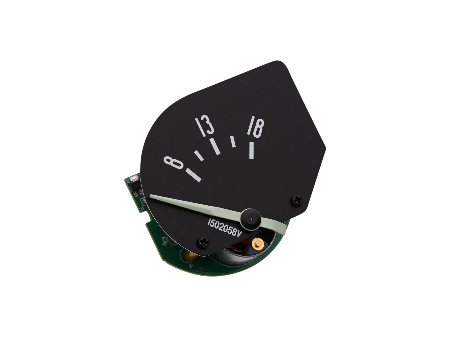 391010 60 Voltmeter Gauge - White Letter