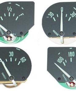 391117 61-62 Small Gauge Set With 220 Temperature Gauge - Set Of 4