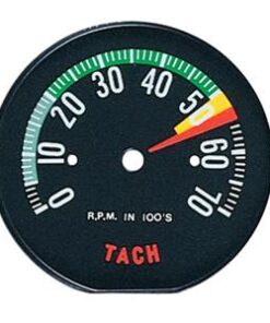 391163 60L-61E Tachometer Face - Low Rpm