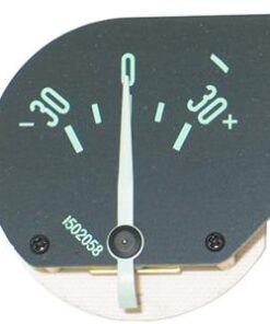 391172 61-62 Battery / Ammeter Gauge - Green Letter - New