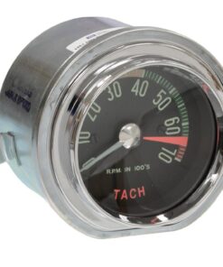 391192 61 6500 Redline Complete Tach / Tachometer - 1961 Late Generator Driven