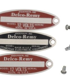 401050 53-62 Delco Tags Set (3 stuks ongedateerd / ongestempeld)