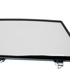 411030L 56-62 Glazen montage linkerzijdeur met frame - Gedateerd glas