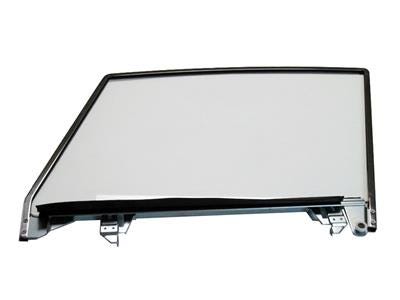 411030R 56-62 Glazen deur rechts, helder met frame - Gedateerd glas