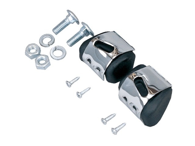 431038 59-60 Hardtop Receivers with Rubber Inserts and Mounting Kit