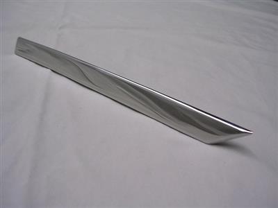 431120L 59-60 Hardtop Side Back Window Stainless With Retainer And Studs - Left (ND)