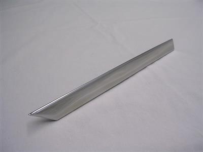 431120R 59-60 Hardtop Side Back Window Stainless With Retainer And Studs - Right (ND)