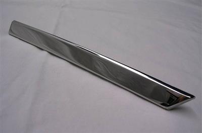 431166L 61-62 Hardtop Side Back Window Stainless With Retainer And Studs - Left (ND)
