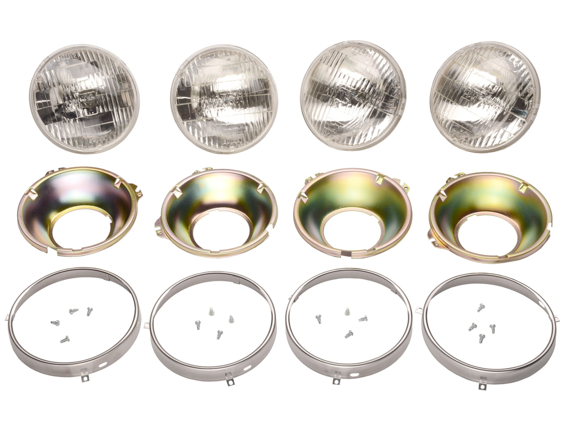 441024 60-63E T3 Headlight Bulb and Mounting Set - Correct Reproduction