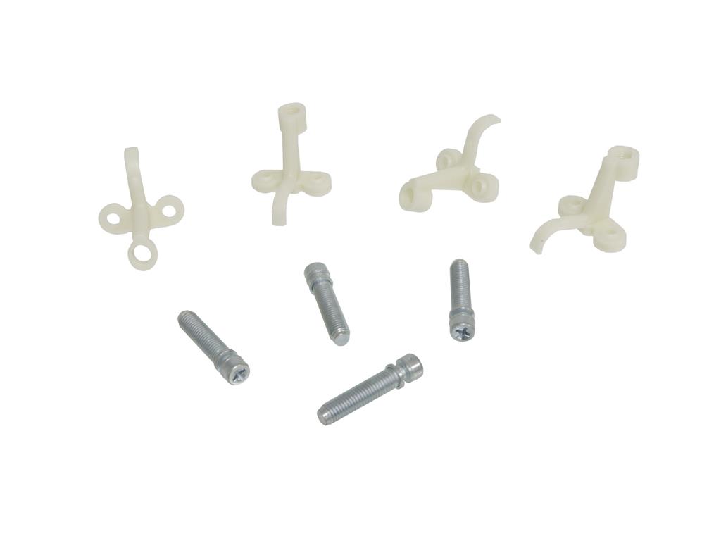 442065 58-82 Koplamplampcapsule-afstellers - Kunststof met schroeven - Set van 4