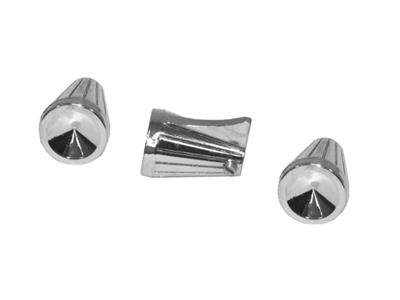 451002 61-62 Heater Knob Set - Includes Fan Air And Temperature - 3 Pieces