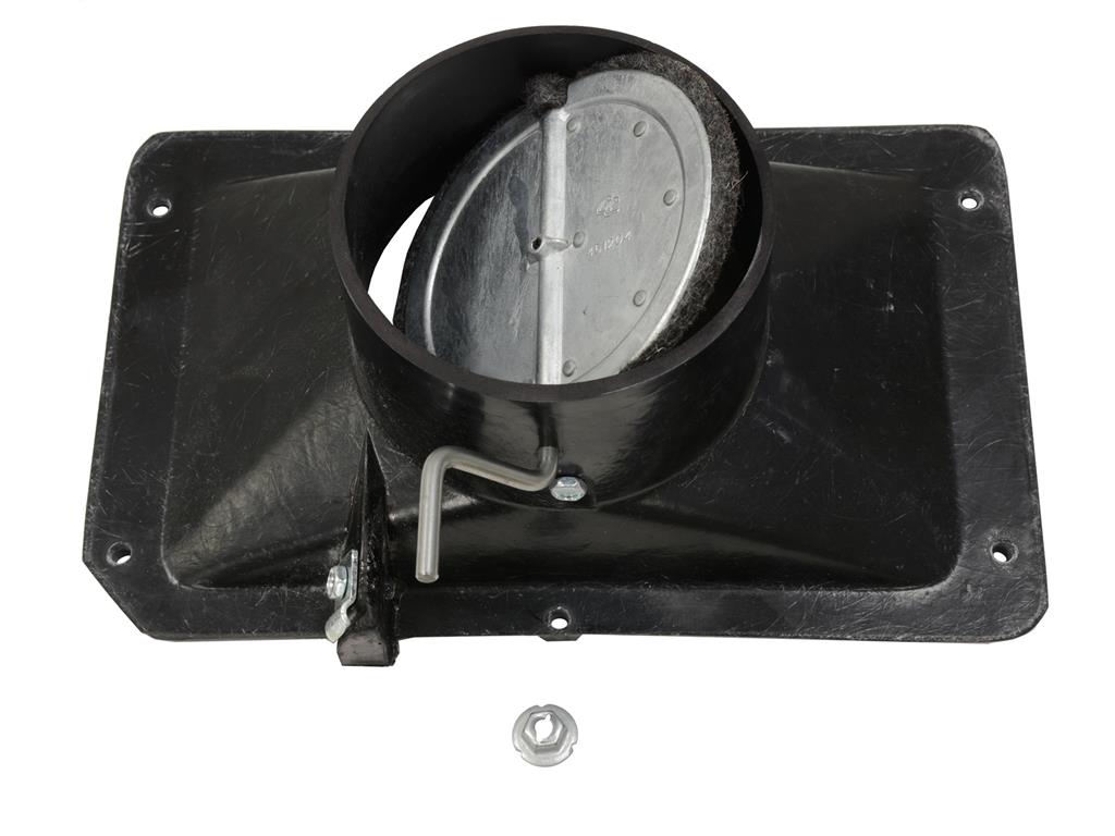 451204 1956-1962 Buitenste verwarmingskastafdekking van glasvezel met klepdeur
