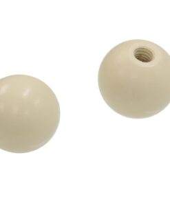 481026 53-55 Ontgrendelknop zijgordijn - Wit - Paar