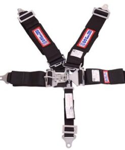 481033 Sport Latch And Link System Racing Seat Belt Harness - Black