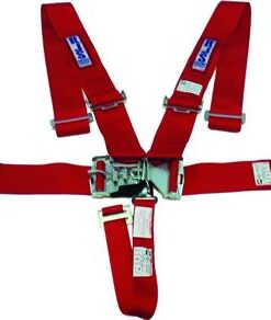 482102 Sport Latch And Link System Racing Seat Belt Harness - Red
