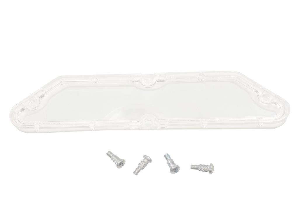 491310 61-67 License Light Lens - Correct With Correct White Gasket And Screws