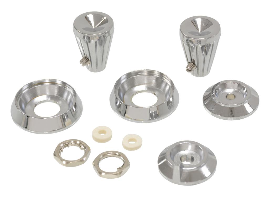 521243 61-62 Radio Knob Kit - And Spacer