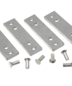 611032 56-62 Kofferbak / Decklid Toren naar carrosserie moerplaat met klinknagels (set van 4)