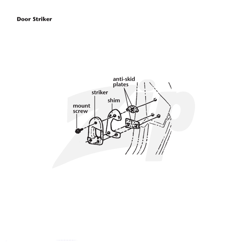 282034 63-67 Vulring deurgrendelslot (.12) - Afbeelding 3
