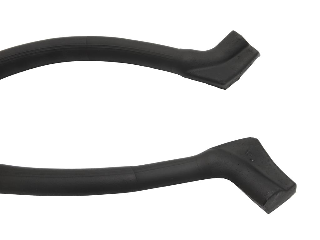 631215 61-62 Deck Lid Weatherstrip - With Molded End As Original With Ribs - 2 Pieces - Afbeelding 2