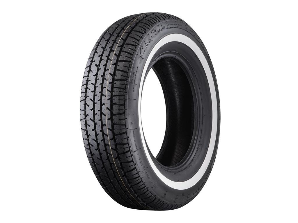 641200 1956-1967 205/75R-15 Coker Classic Star Series radiaalband - 1" witte muur