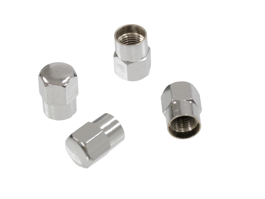 644051 Chrome Valve Stem Caps - Set of 4