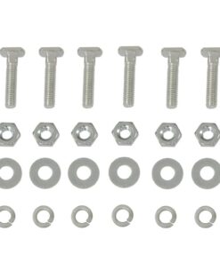 651040 1953-1962 T-bouten voorruitframe - onder aan carrosserie met moeren (set van 32)