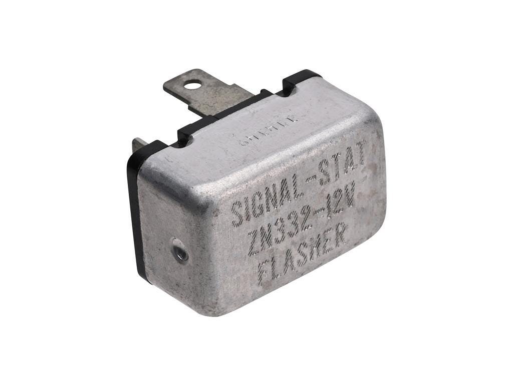 661074 1961-1962 Richtingaanwijzer Knipperlicht - Vierkant Metaal ZN332 - NOS (ND)