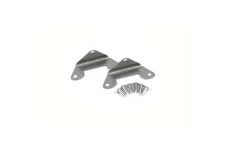 542060 63-67 Conv Deck Lid Side Latch Striker Plates w/Rivets