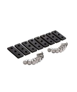 362013 63-67 NO3 Gas Tank Cover Nut Plates w/Rivets