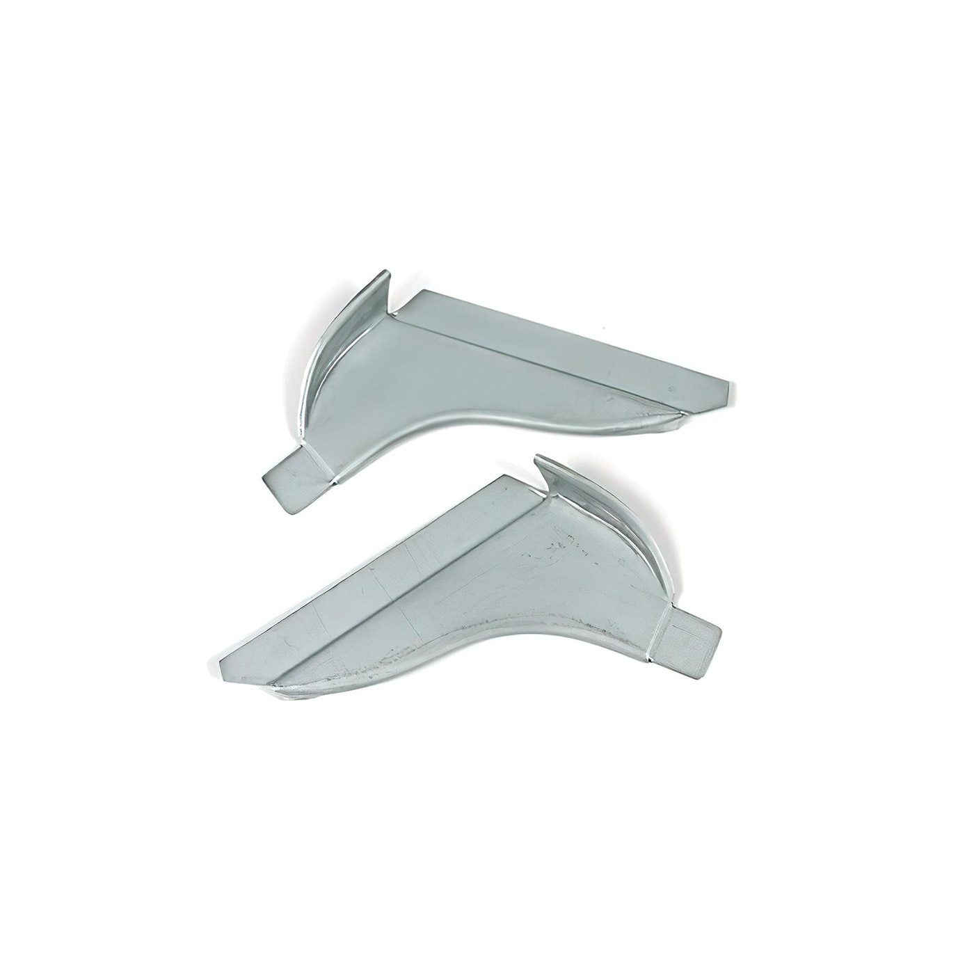 332029 63-67 Coupe Rear Lower Drip Rail Gutter Reinforcements - Afbeelding 2