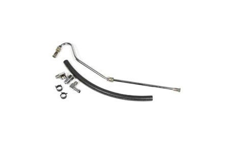 352335 64-65 350 & 365hp Fuel Pump to Carburetor Line Kit - Chrome