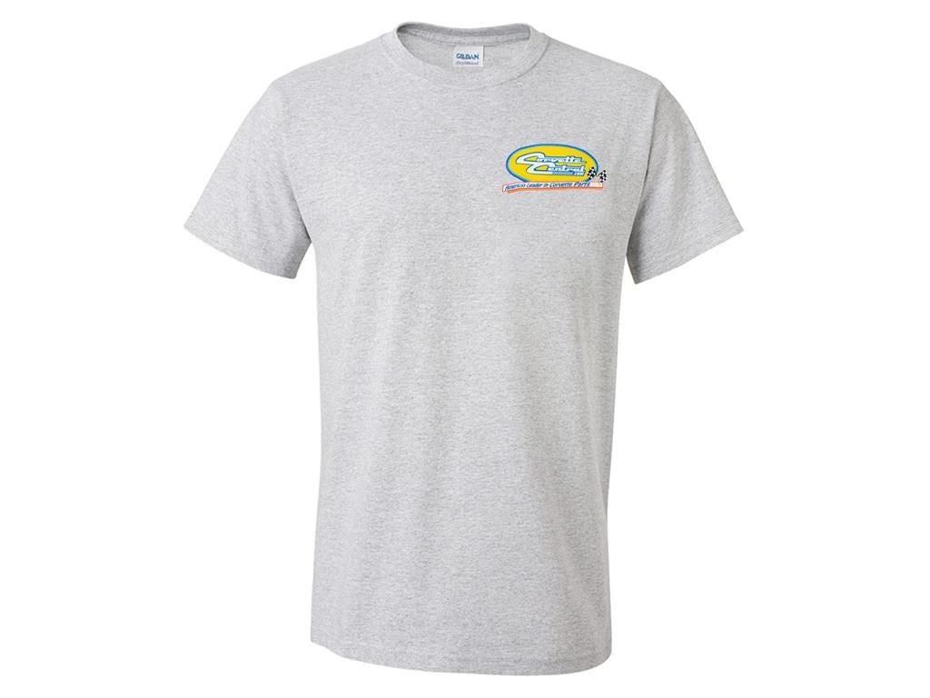 104001 T-shirt 84-96 Corvette Parts grijs