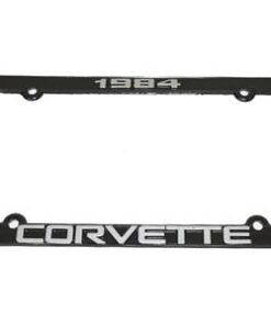 104081 84-96 zwart kentekenplaat frame / Bezel - met auto jaar