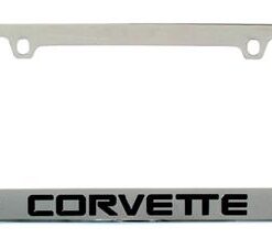 104111 kentekenplaat frame / Bezel - C4 logo Chrome