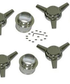 104180 84-87 Chrome Wiel Spinner-rechtoor