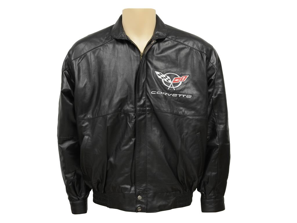 104616 Jas Lambskin Leather Black With C5 Inlay Logo *Clearance