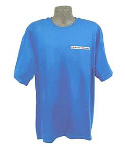 104644 Blue T-shirt met Grand Sport geborduurd logo