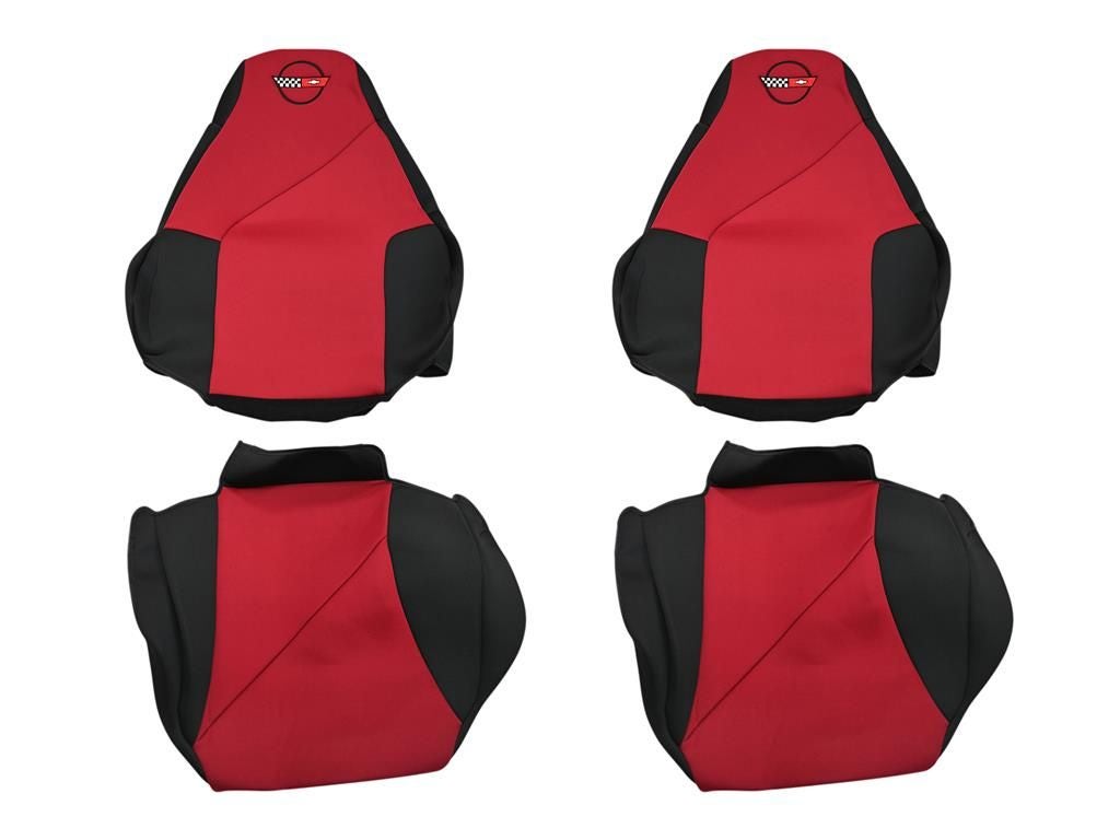 104702 94-96 WetSuit / Neopreen stoel Slip afdekkingen - C4 logo - Sportstoelen