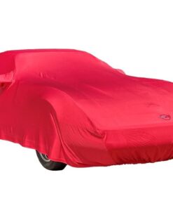 104729 84-96 auto afdekking Stretch Satin met C4 logo