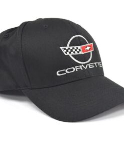 104745 Hoed - zwart Flex Fit met C4 geborduurd embleem (L / Xl) Past 7 3/8" tot 7 5/8"