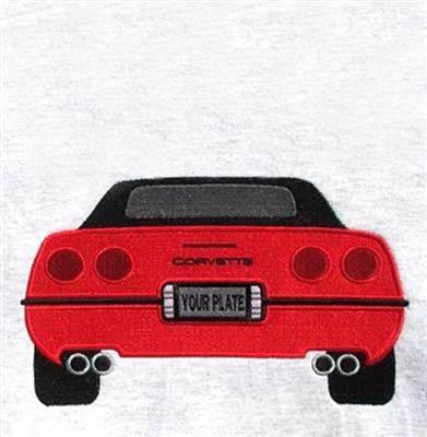 104767F 84-96 Sweatshirt - achter End cabriolet Filled In Design (ND) *Bekijk Detail Pdf