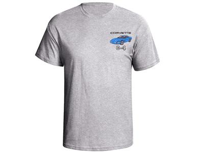 104822 91-96 T-shirt - Grijs met je buiten-en interieur Coupe kleuren