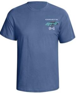 104836 91-96 T-shirt - Blue met Your exterieur en interieur cabriolet kleuren