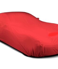 104838 1984-1996 auto afdekking Stormproof Rood met C4 geborduurd embleem