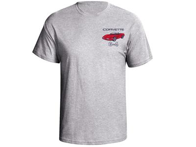 104847 86-90 T-shirt - Grijs met je exterieur en interieur cabriolet kleuren