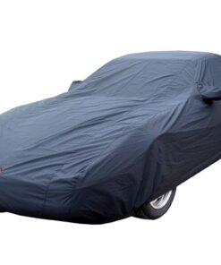104852 1984-1996 auto afdekking Stormproof Zwart met C4 geborduurd embleem